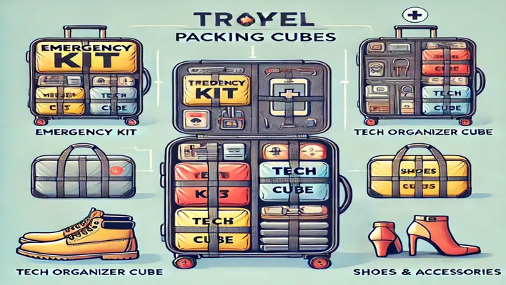 Travel Hacks Using Packing Cubes