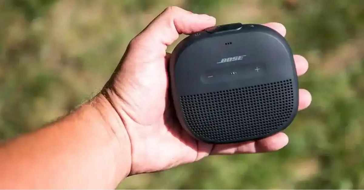 Bose SoundLink Mini Bluetooth speaker displayed in a modern setting, highlighting its elegant design and wireless capabilities.